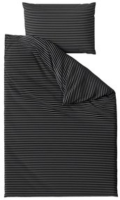 Alterna fekete pamut ágyneműhuzat