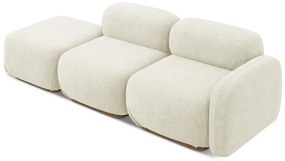 Krémszínű buklé moduláris heverő (bal oldali) Ailani – Makamii
