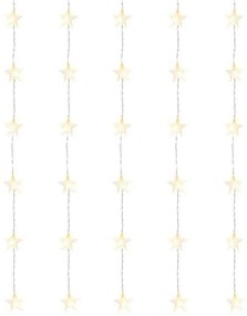 LED Karácsonyi kültéri lánc 30xLED/3,9m IP44 csillagok