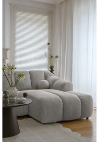 Világosszürke sarokkanapé (jobb oldali-heverő résszel) Shell – Miuform