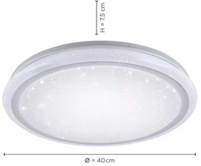 Leuchten Direkt 15220-16 - LED RGB Dimmelhető lámpa LUISA LED/28W/230V + távirányító
