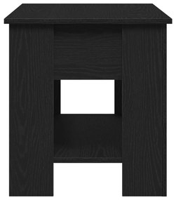 Fekete Tölgy Kávézóasztal - 101x49x52 cm Műanyagból készült