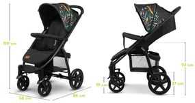 Lionelo - Babakocsi ANNET PLUS fekete