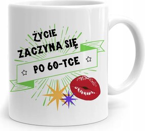 Bögre Tökéletes Ajándék Születésnapra 60 60-es 60-as évek fotónyomtatással