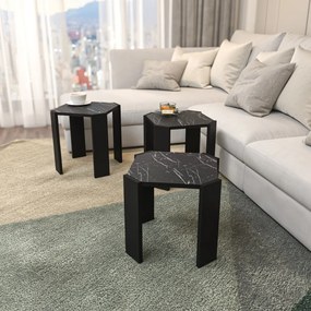 Lori - Black, Marble