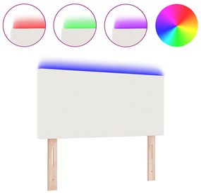 LED Fejtámla Egyszerű Design Krém 100 cm Corduroy Anyag