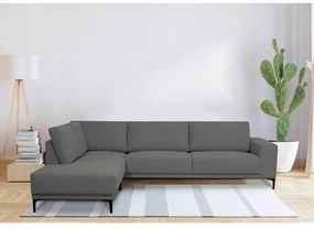 Szürke sarokkanapé (bal oldali) Chile – Scandic