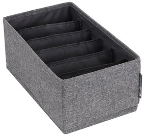 Drawer szürke rekeszes fiókrendszerező, 16,5 x 11 cm - Bigso Box of Sweden
