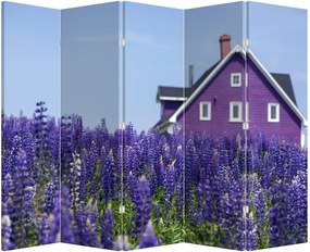 Paraván - Levandula mező (210x170 cm)
