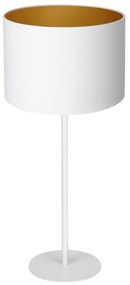 Luminex Asztali lámpa ARDEN 1xE27/60W/230V á. 25 cm fehér/arany LU3452