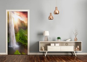 Ajtó méretű poszter tájak vízesés 85x205 cm
