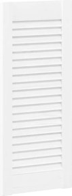 vidaXL 4 db fehér lamellás szekrényajtó 61,5 x 29,5 cm