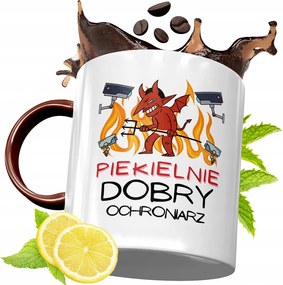 Bordó Bögre Biztonsági Őrnek Születésnapra Ajándék fényképes nyomattal