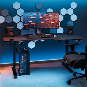 Diablo X-Tensio Állítható Magasságú Íróasztal 1600 Fekete