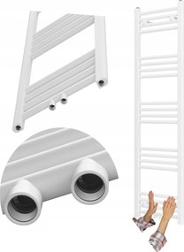 Fürdőszobai Radiátor Modern Létra Fehér 140x40 cm Raven