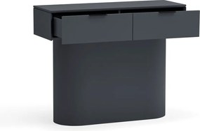 Antracitszürke konzolasztal 36x100 cm Totem – Teulat