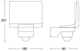 STEINEL 068066 - LED Reflektor érzékelővel XLED PRO LED/20W/230V IP44 3000K