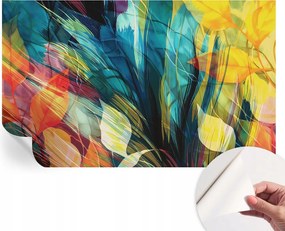 Fotótapéta Öntapadós tapéta a szobába Absztrakt levelek 416x254 cm