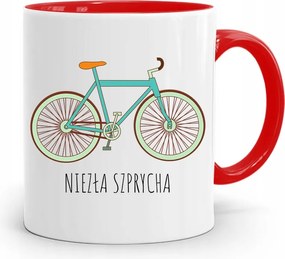 Bögre Piros Vicces Szép Küllő nyomott mintával