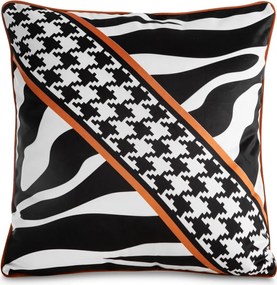 Dekoratív párnahuzat Eva Minge Eurofirany fekete