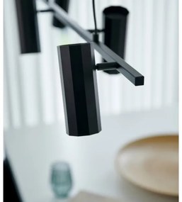 Nordlux - Csillár zsinóron ALANIS 4xGU10/15W/230V fekete