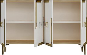 Seza 120 - Sapphire Oak, White, Gold