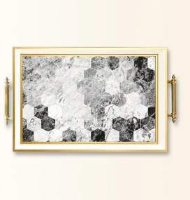 Üveg tálca, 38×24 cm – TPB9822