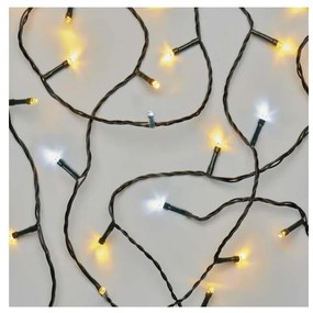 LED Karácsonyi kültéri lánc 80xLED/13m IP44 meleg/hideg fehér