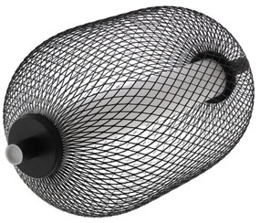 PUMA LED függeszték kábelen, 10W/230V, átmérő 15 cm, fekete