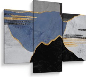 Kép - Texturált formák (90x60 cm)
