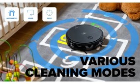 Niceboy ION Charles i6 - Intelligens robotporszívó 2in1 2600 mAh Wi-Fi fekete