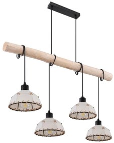 Globo 15442-4H - Csillár zsinóron REX 4xE27/60W/230V