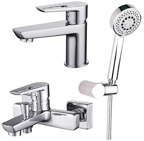 Cersanit S952-003 fürdőkád szett MILLE csapteleppel, fényes króm