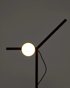 Fekete fém LED dimmelhető asztali lámpa (magasság 61,5 cm) Orey – Kave Home