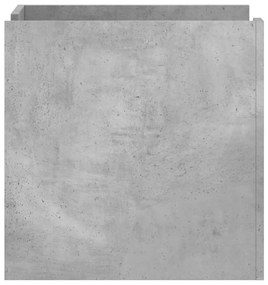 Betonszürke szerelt fa éjjeliszekrény 45 x 50 x 50 cm