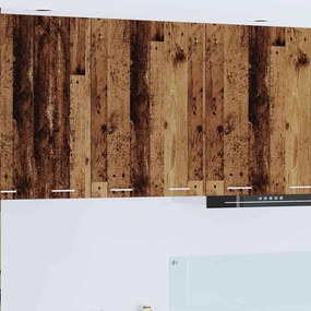 Függő szekrény polcokkal Riga Öreg fa 60 x 31 x 80 cm Faanyag