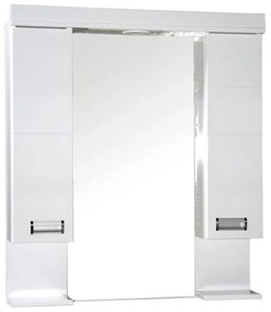 Viva Style SZQUARE 100 Tükrös fürdőszobai szekrény - DUPLA szekrénnyel - 100 x 97 x 15 cm