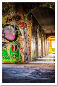 Poszterek keretben 40x60 Grafiti falikép