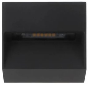 LED2 - LED Kültéri fali lámpa STEP ON LED/3W/230V antracit IP54