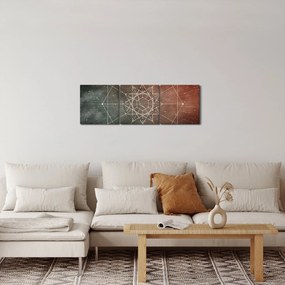 Kép - Kozmikus dodekagram (órával) (90x30 cm)