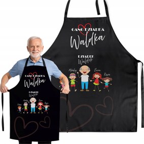 Konyhai Kötény Ajándék Nagypapának És Nagymamának Személyre Szabható+ Név