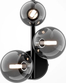 Maytoni modern fali lámpa dallas fekete füstös mymod545wl-03b