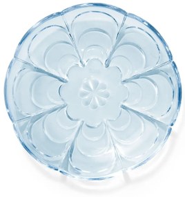 Világoskék üveg desszertes tányér készlet 2 db-os ø 16 cm Lily – Holmegaard