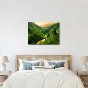 Kép - Mu Cang Chai rizsteraszok (70x50 cm)