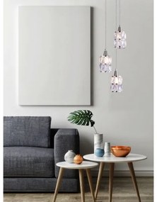 Globo 15760-3 - kristály csillár zsinóron WOLLI 3xE14/40W/230V