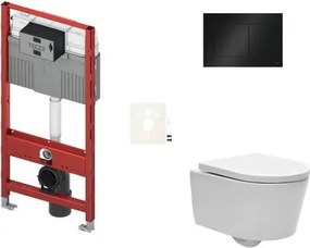 Fali WC szett TECE előtétfalas szereléshez + SAT Brevis WC SIKOTS3W4