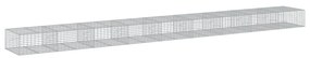 horganyzott vas gabion kosár fedéllel 900 x 100 x 50 cm