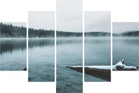 Kép - jeges északi tó (150x105 cm)