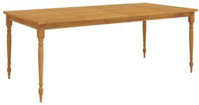 tömör tíkfa Batavia asztal 200 x 100 x 75 cm