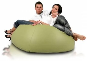 EMI olivazöld óriás műbőr babzsákfotel